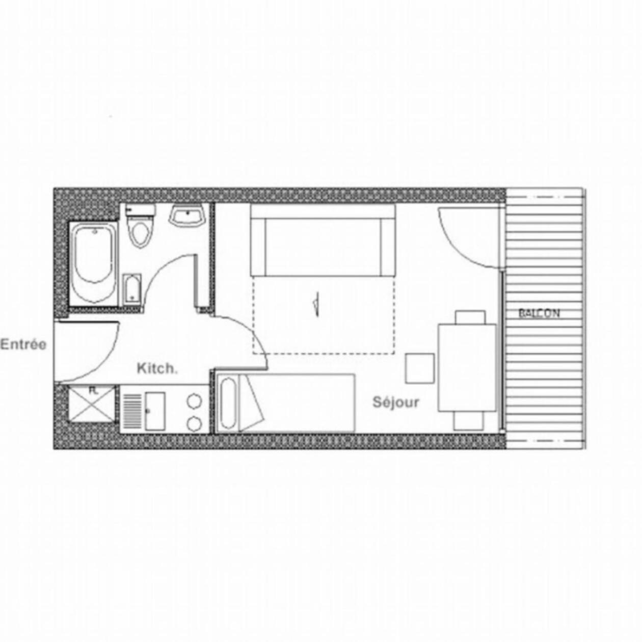 Residence Aravis - Studio Fonctionnel - Centre Station - Balcon Mae-3334 Saint-Martin-de-Belleville Zewnętrze zdjęcie